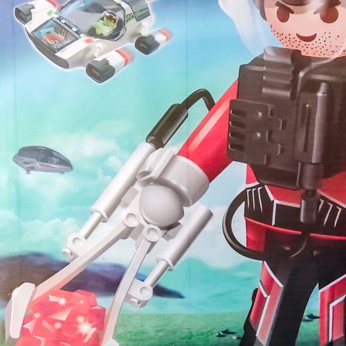 Playmobil Future Planet Store Display Banner like new
