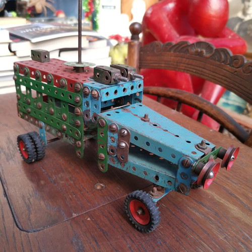 Assembled metal toy truck of EPA used