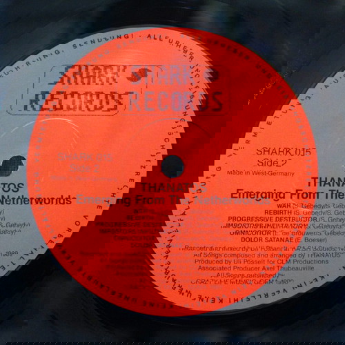 Thanatos Emerging From The Netherworlds βινύλιο μεταχειρισμένο, metal