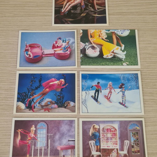 Barbie Style 1995 stickers like new, 21 pieces