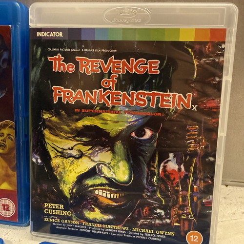 Hammer Frankenstein Collection Blu-ray like new, 4 movies with English subtitles