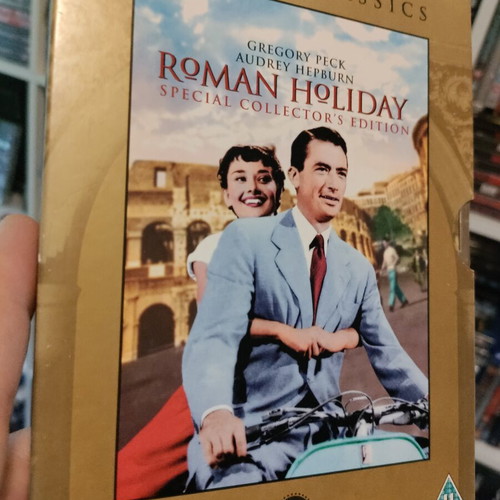 Roman Holiday DVD with Greek subtitles, Audrey Hepburn, Gregory Peck