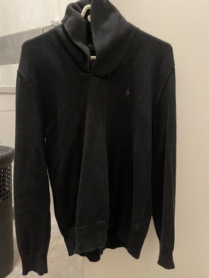 Ralph Lauren Polo плетен пуловер като нов, черен