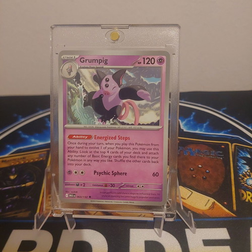 Grumpig Pokémon card like new