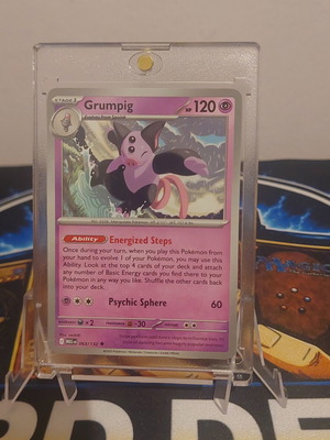 Grumpig Pokémon card like new