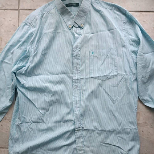 The Bostonians shirt used no 48 x large light blue 100% cotton
