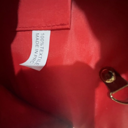 Velvet women's handbag H&M like new, red