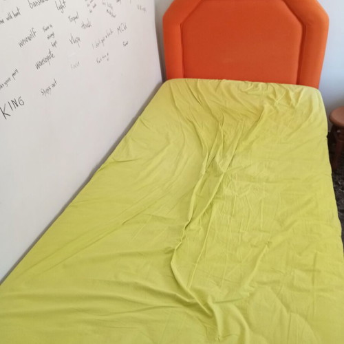 Single bed with mattress used, 1.90×90 cm