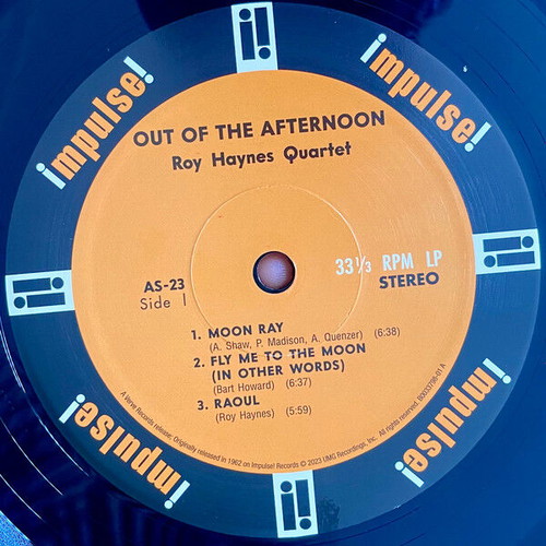 Roy Haynes Quartet Out Of The Afternoon jazz record used