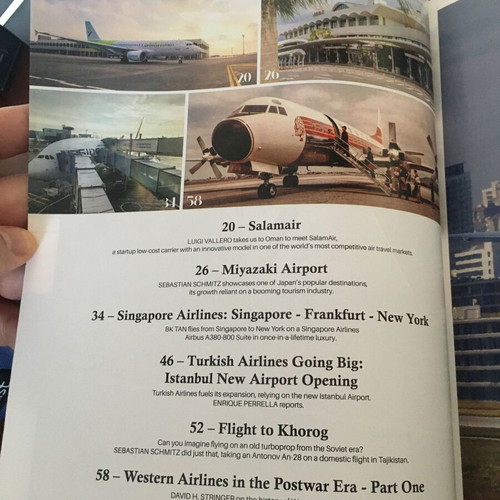 Airways Magazine 12 issues like new, year 2018, English