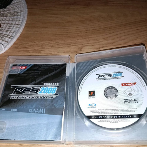 PES 2008 PlayStation 3 in excellent condition