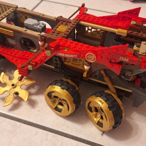 Lego Ninjago Land Bounty like new with upgrades