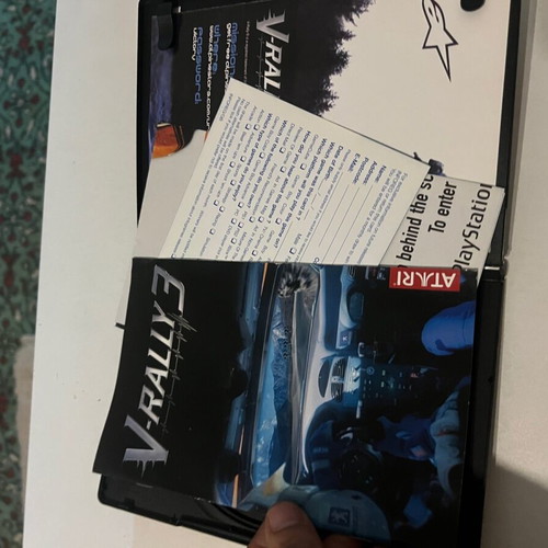 V Rally 3 for PlayStation 2 case and manual like new without CD