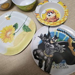Plastic children's plates like new