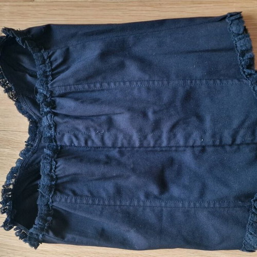 Strapless corset with stones like new, black, size Small/Medium