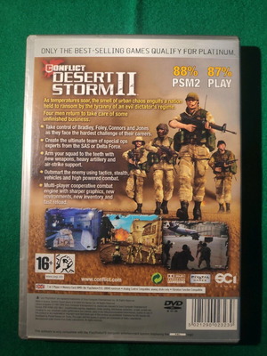 Conflict Desert Storm II για PlayStation 2 σε άριστη κατάσταση με κουτί και manual