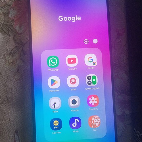 Samsung S21+ Plus smartphone used, minor back cover damage