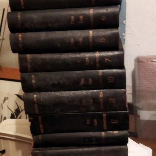 Larousse Encyclopedia used, 12 hardcover volumes 1963