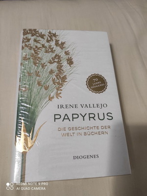 Papyrus by Irene Vallejo new, German language book