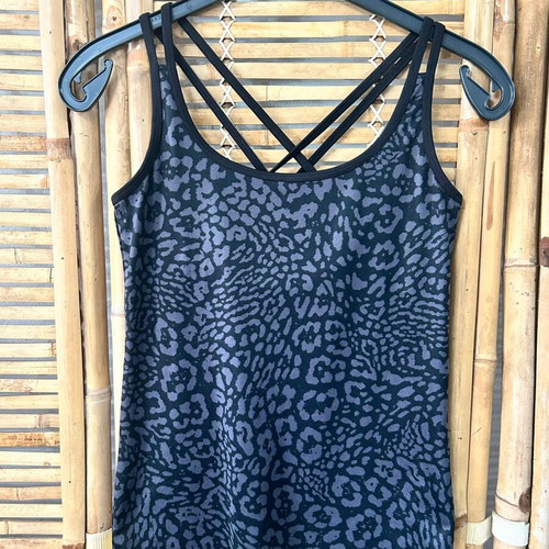 Champion Duo Dry animal print sports tank top, size S