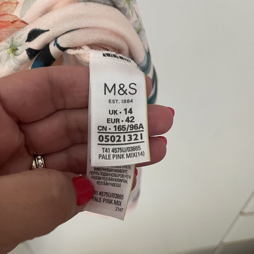 Marks & Spencer women's blouse size 14 new, multicolor