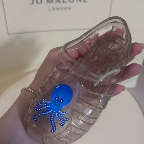 Lelli Kelly jelly unisex kids sandals size 23 like new, blue octopus design