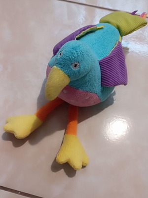 Children's stuffed bird toy used