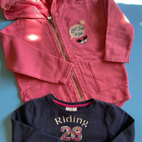 Pack of 11 girls' clothes, size 98-110 cm, 3-5 years