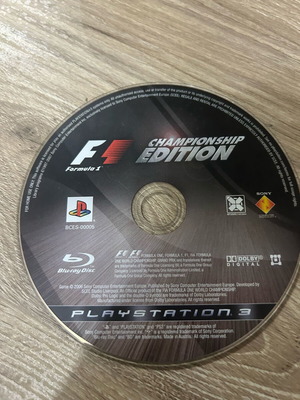 F1 Formula Championship PlayStation 3 disc used
