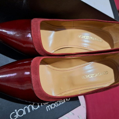 Gianna Kazakou pumps new, burgundy, size 38