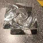 Crystal candlestick like new