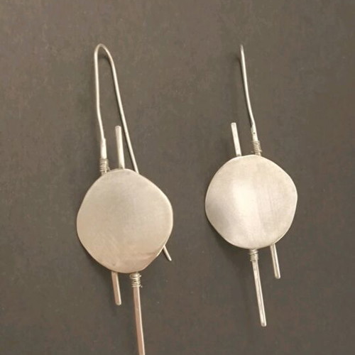 Silver 925 handmade earrings like new