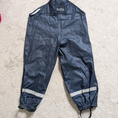 Skogstad waterproof pants used, size 104, blue
