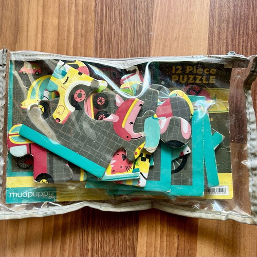 Mudpuppy 12 Piece Puzzle used, for 2+ years