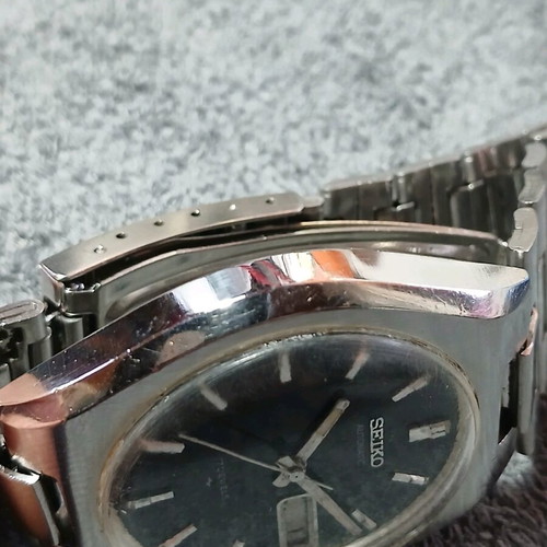 Seiko 7009-8289-P vintage wristwatch used, 17 jewels, stainless steel