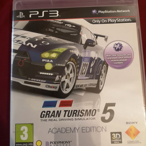 Gran Turismo 5 Academy Edition PS3 like new