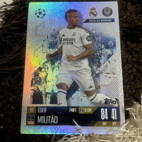 Real Madrid cards like new, Militao and Vinicius Jr