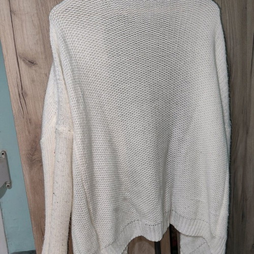Knitted cardigan white XXXL used