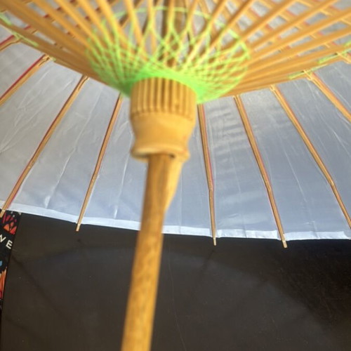 Decorative wooden Japanese umbrella, diameter 85 cm