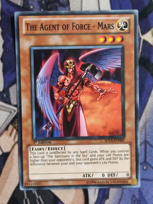 The Agent Of Force Mars κάρτα Yu-Gi-Oh! σαν καινούργιο
