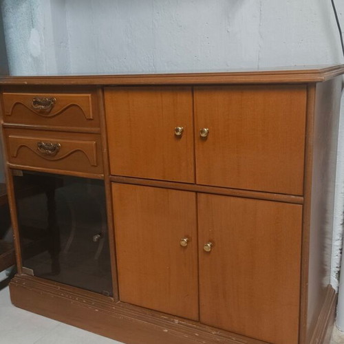 Entrance furniture used, wooden, heavy
