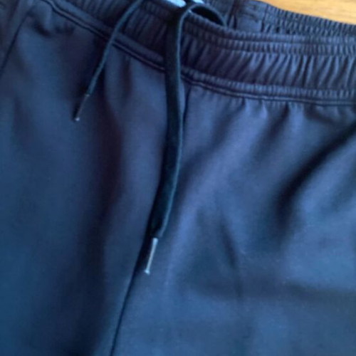 Adidas Arsenal FC training pants, navy with neon stripes