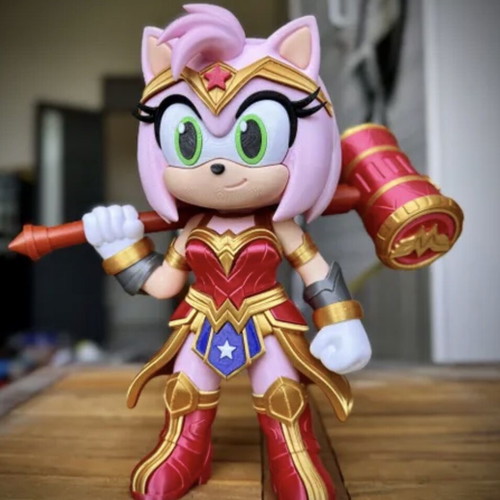 Amy Rose Wonder Woman collectible figure new