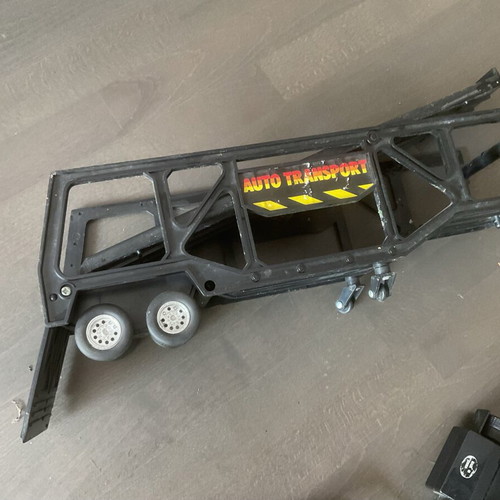 Retro plastic toy truck used from 1997, collectible