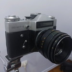 Zenit-E camera like new, Soviet 35mm SLR