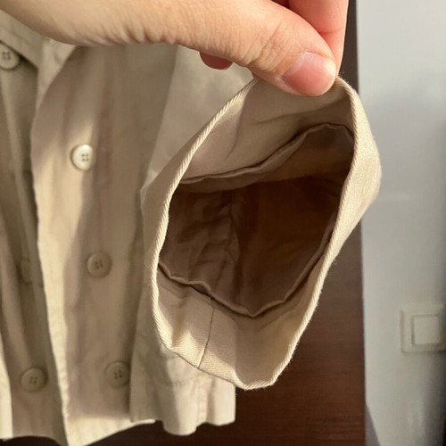 Vero Moda beige trench coat like new, size XL