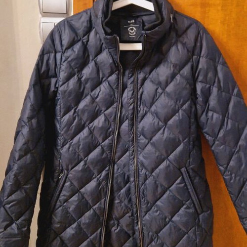 Marks and Spencer black jacket like new with hood