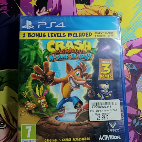 Crash Bandicoot Nsane Trilogy PS4 game brand new
