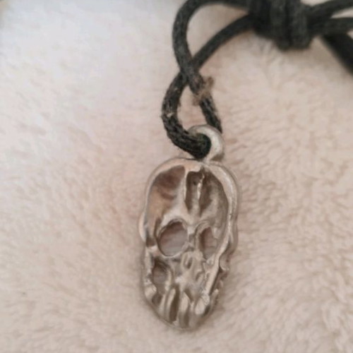 Silver necklace vintage 80's used