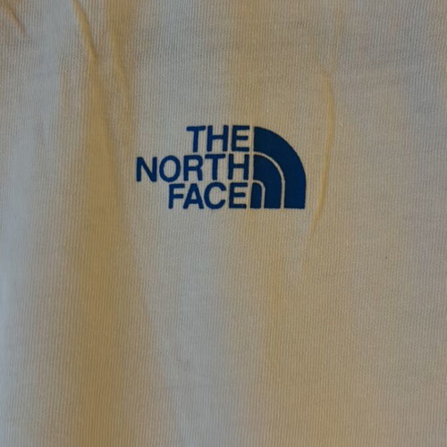 The North Face t shirt used, white, size S